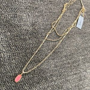 Kendra Scott Elisa triple strand necklace used in excellent condition